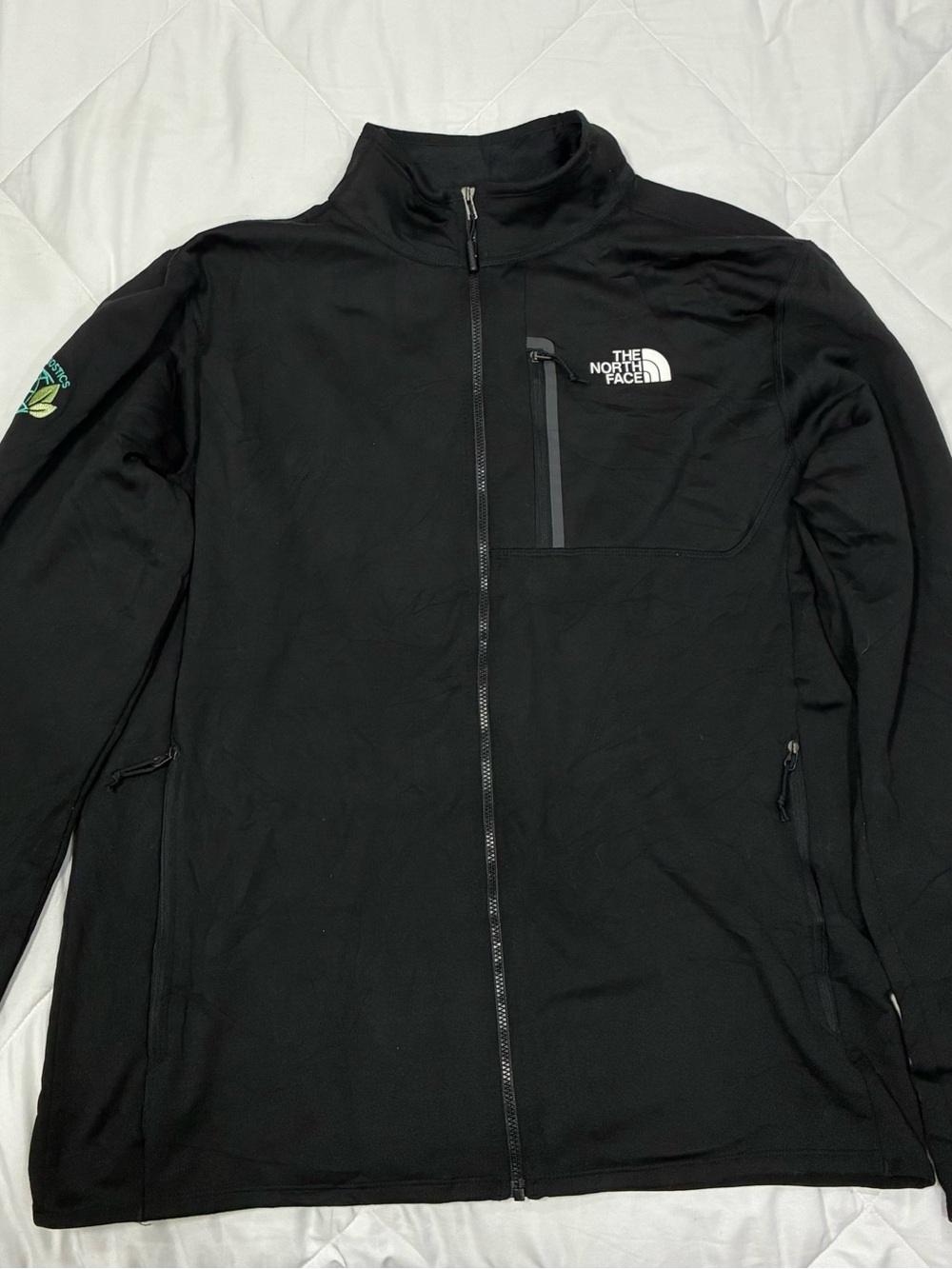 The North Face Black Lightweight Zip-Up Windbreaker